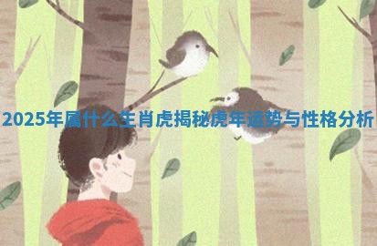 2025年属什么生肖虎揭秘虎年运势与性格分析