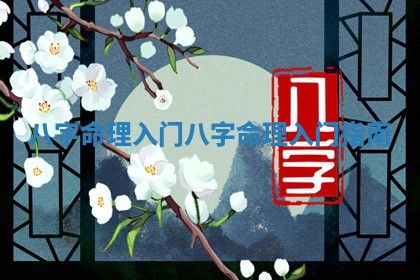 八字命理入门_八字命理入门指南