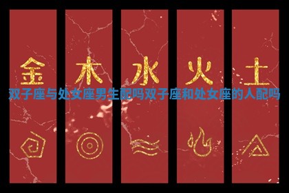 双子座与处女座男生配吗_双子座和处女座的人配吗