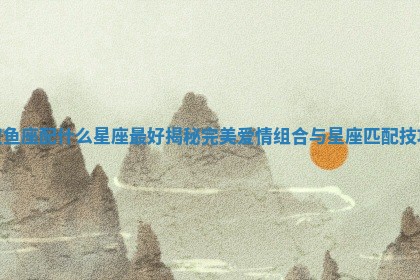 双鱼座配什么星座最好揭秘完美爱情组合与星座匹配技巧