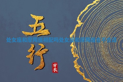 处女座和摩羯座相配吗_处女座和摩羯座合不合适 处女座和摩羯座相配吗_处女座和摩羯座合不合适