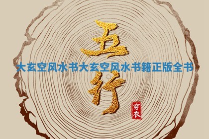 大玄空风水书 大玄空风水书籍正版全书
