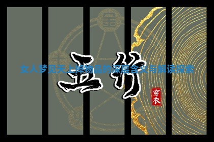女人梦见天上掉物品的深层含义与解读探索
