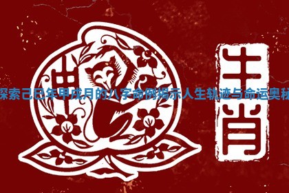 探索己巳年甲戌月的八字命例揭示人生轨迹与命运奥秘