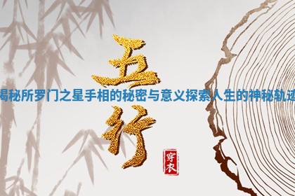 揭秘所罗门之星手相的秘密与意义探索人生的神秘轨迹