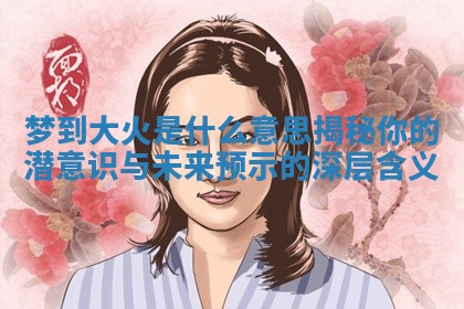 梦到大火是什么意思揭秘你的潜意识与未来预示的深层含义