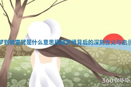 梦到被雷劈是什么意思揭秘梦境背后的深刻含义与启示