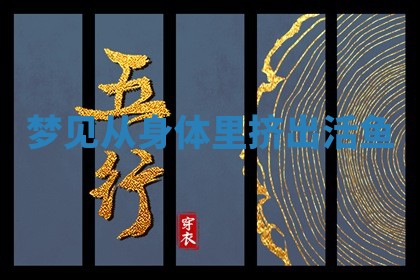 梦见从身体里挤出活鱼