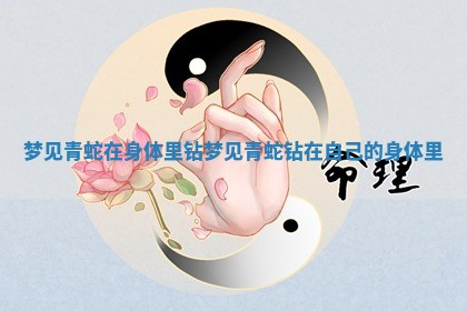梦见青蛇在身体里钻 梦见青蛇钻在自己的身体里