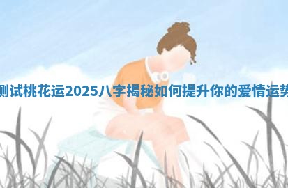 测试桃花运2025八字揭秘如何提升你的爱情运势