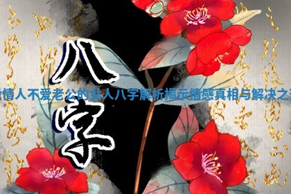 爱情人不爱老公的女人八字解析揭示情感真相与解决之道