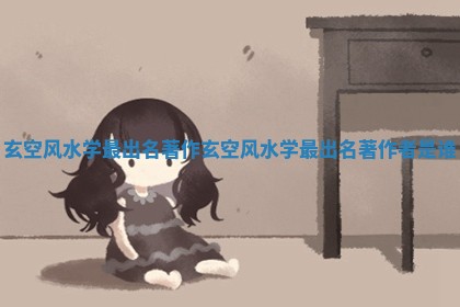 玄空风水学最出名著作_玄空风水学最出名著作者是谁