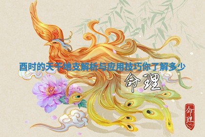 酉时的天干地支解析与应用技巧你了解多少